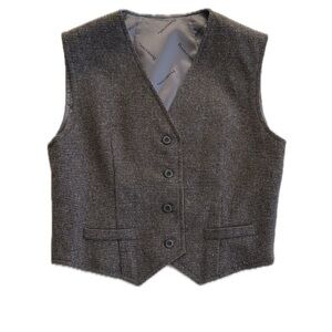 VINTAGE PENDLETON MENS WOOL BLEND VEST Suit Vest Brown Size-Small